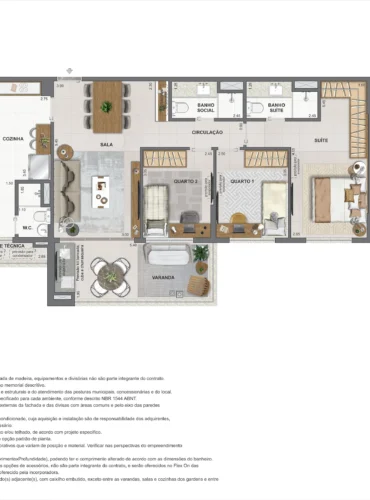 Apartamento 2 quartos - 2° ao 9° andar - 97m².jpg