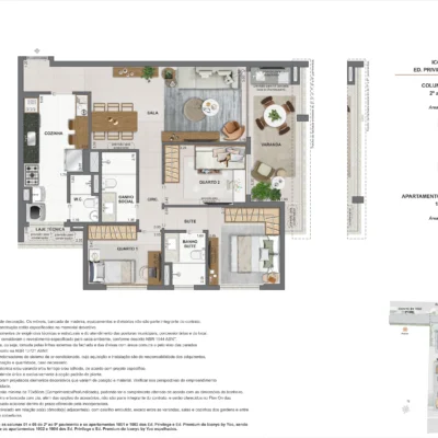 Apartamento 3 quartos - 2° ao 10° andar - 95m².jpg