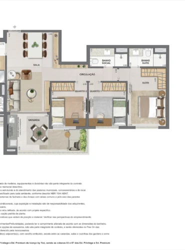 Apartamento 3 quartos - 2° ao 9° andar - 95m².jpg