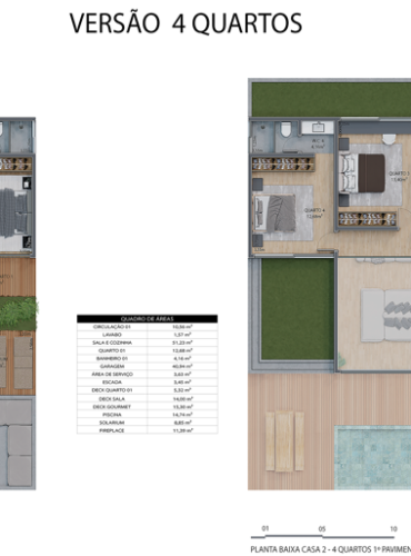 Casa 4 Quartos