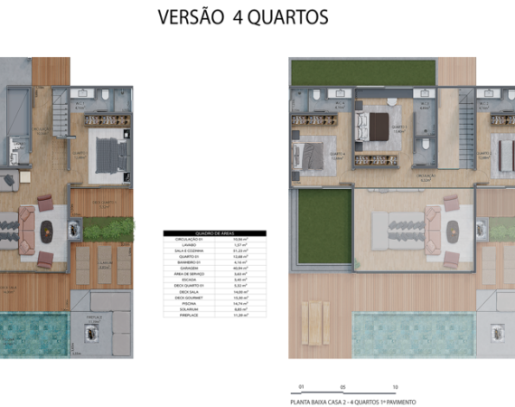 Casa 4 Quartos