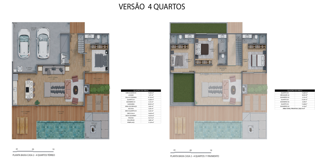 Casa 4 Quartos