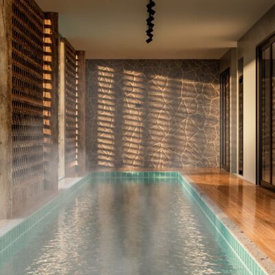 Piscina com raia Alto Mangalarga