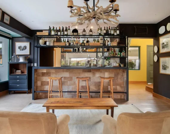 Bar da pousada Fazendas Secretário - Terrenos em Secretário, Petrópolis