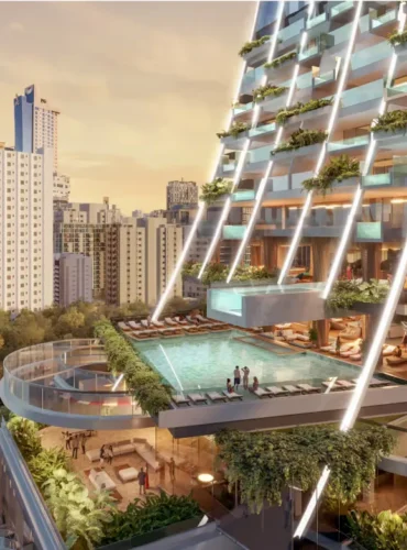 Piscina suspensa Senna Tower