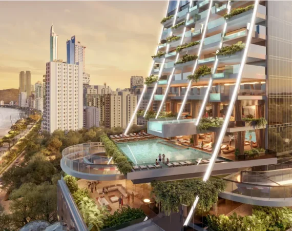 Piscina suspensa Senna Tower