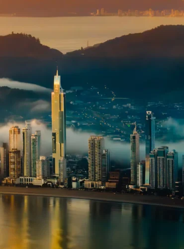 Por do sol Senna Tower