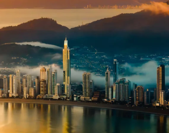 Por do sol Senna Tower