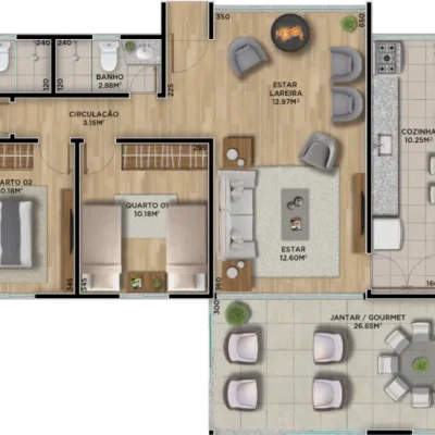 Casa Ipê Pavimento Linear