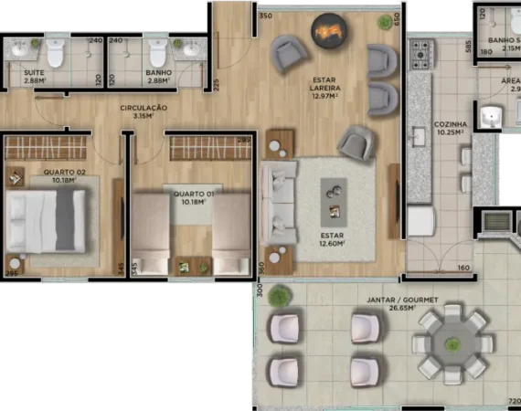 Casa Ipê Pavimento Linear