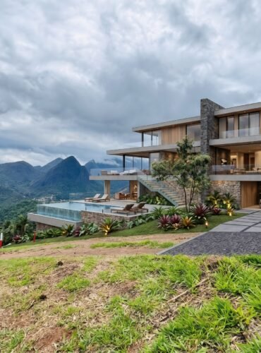 proposta de casa terreno fazenda marambaia casa contemporânea